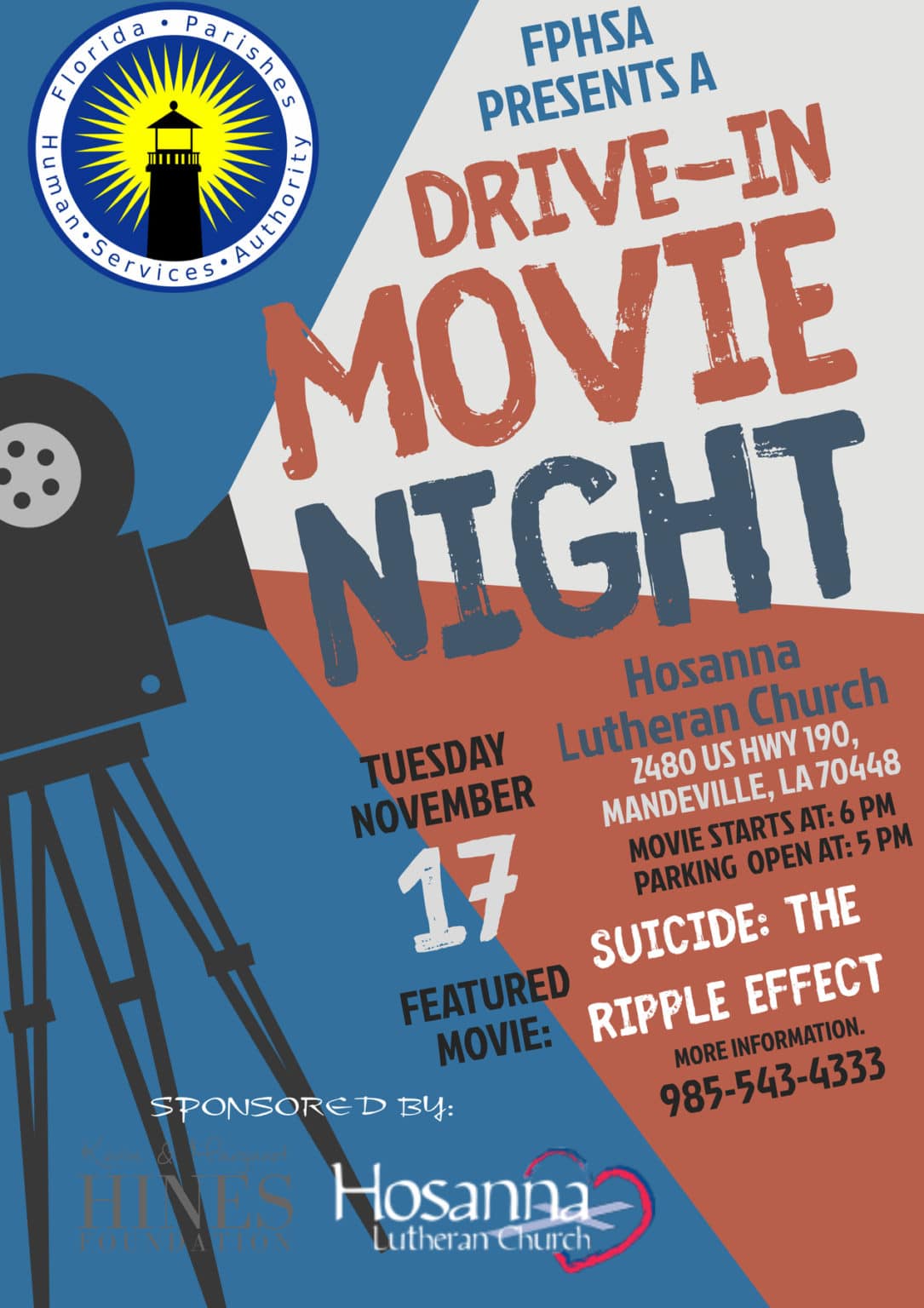 DriveIn Movie Night FPHSA